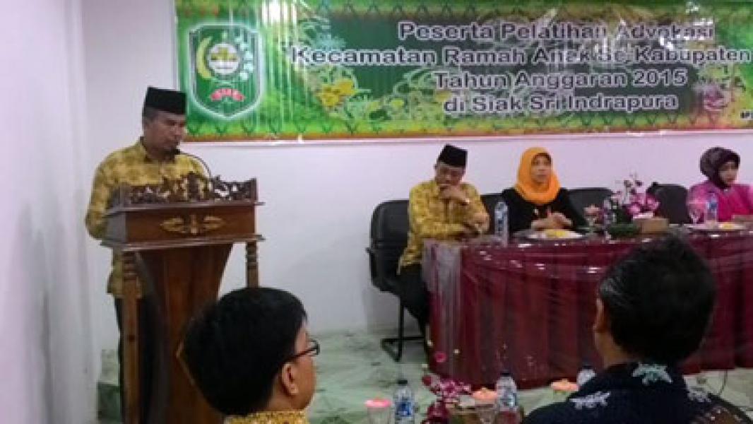 BP3AKB Siak Gelar Pelatihan Advokasi Kecamatan Ramah Anak se Kabupaten Siak