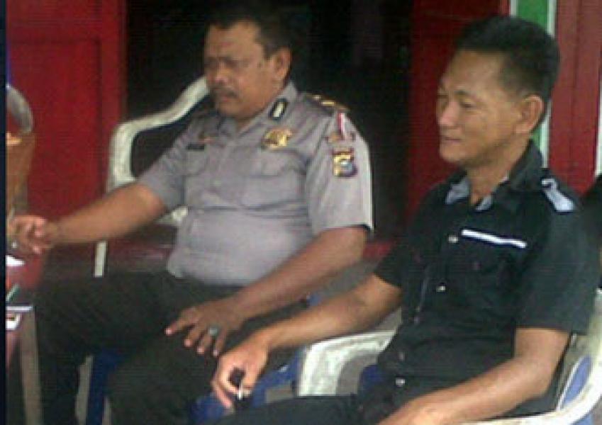Beri Rasa Aman, Polsek Bangko Sambangi Warga