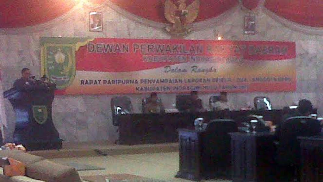 DPRD Inhu Gelar Rapat Paripurna Penyampaiam Laporan Hasil Reses II