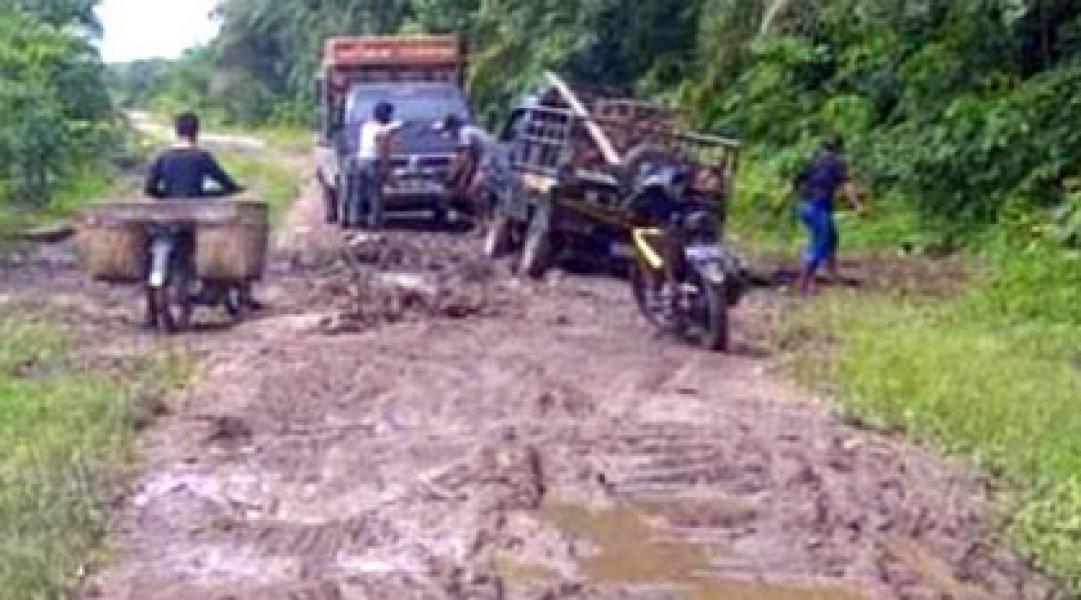 Dewan Minta Perusahaan Sawit Berpartisipasi Bangun Jalan Dusun Bandar Sari