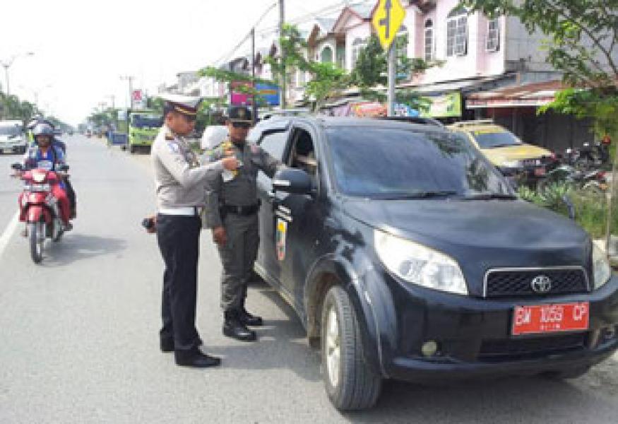 Hari Terakhir Operasi Zebra Siak 2015, Polres Pelalawan Jaring Ratusan Pelanggar