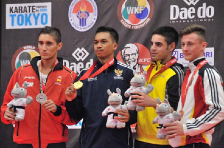 Indonesia kembali Raih Medali Emas Kejuaraan Karate Dunia