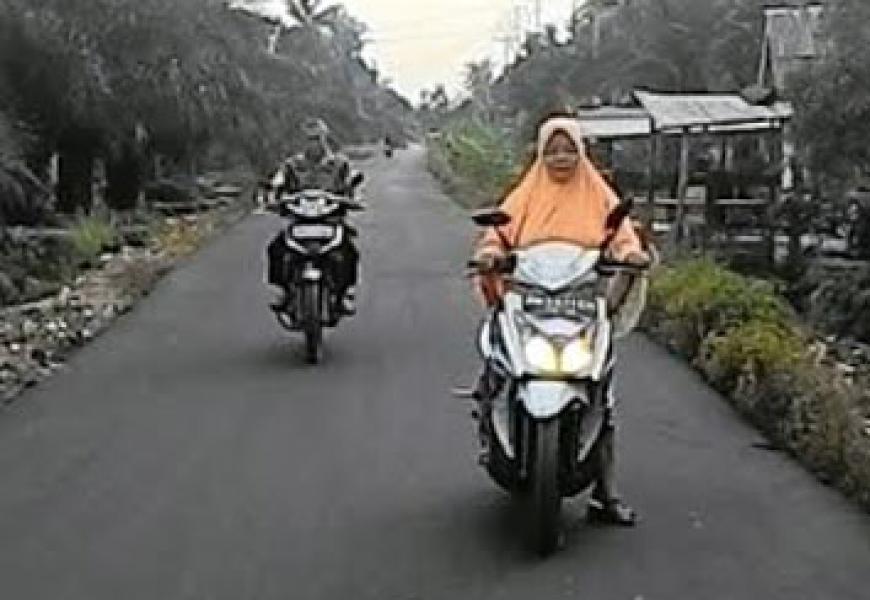 Jalan Utama Desa Tanjung Datuk Sudah Mulus, Distribusi Hasil Tani Lancar