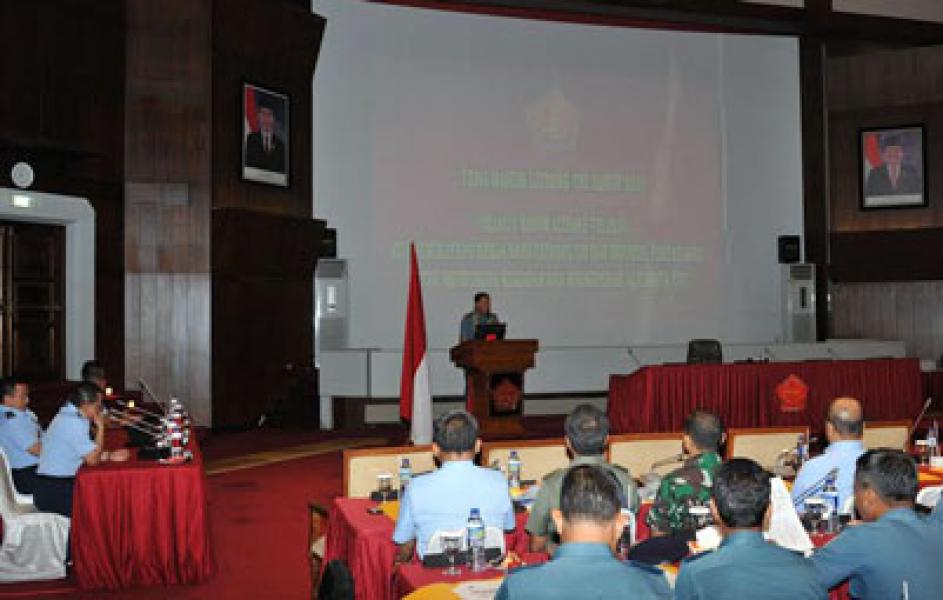 Kasum TNI Buka Rakor Litbang TNI tahun 2015