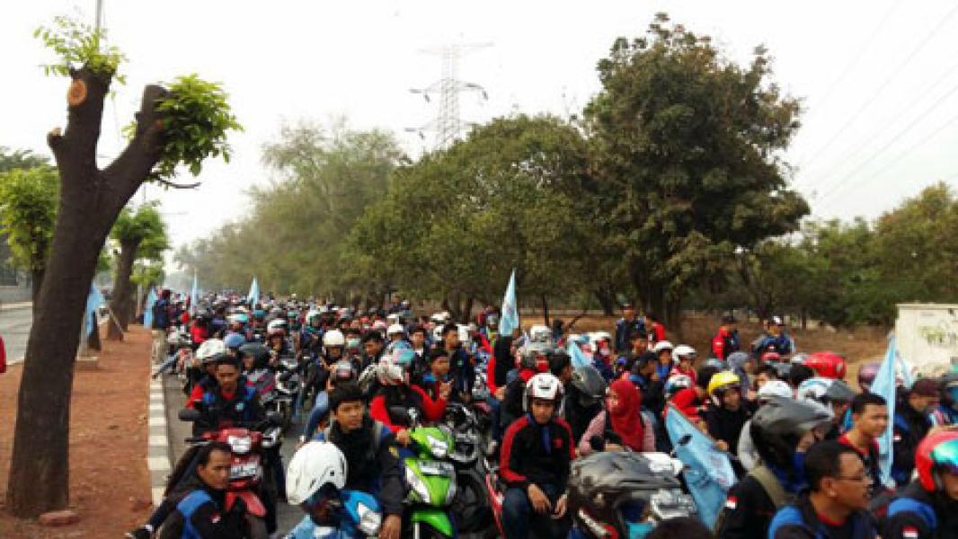 Lima Juta Buruh di Indonesia Mogok Nasional