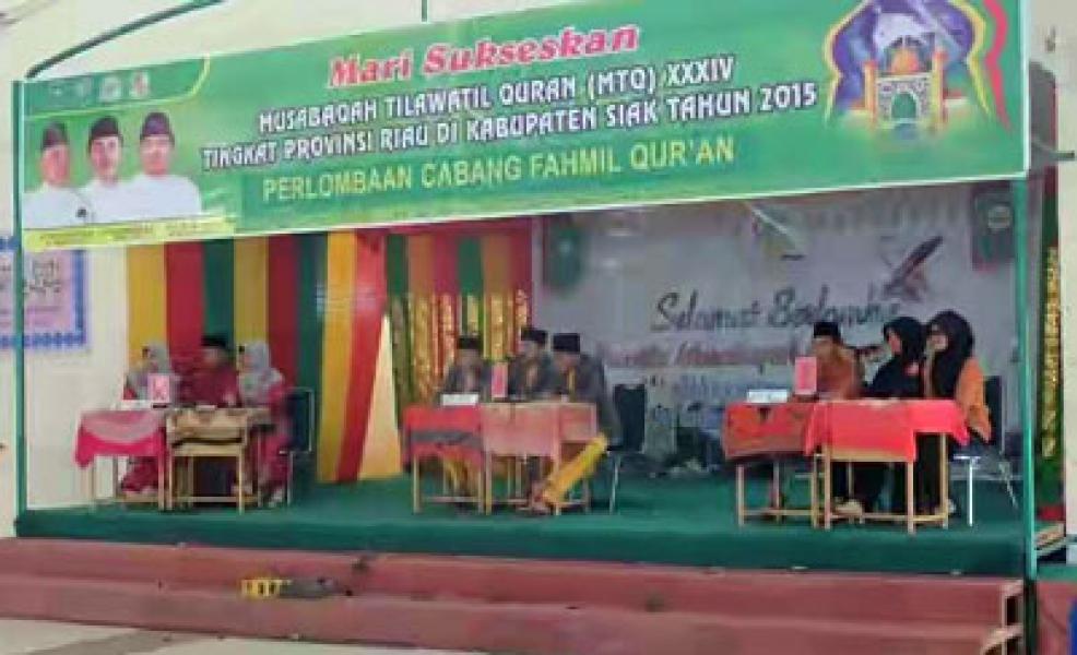 MTQ Riau ke XXXIV, Tim Fahmil Quran Meranti Melaju Ke Final