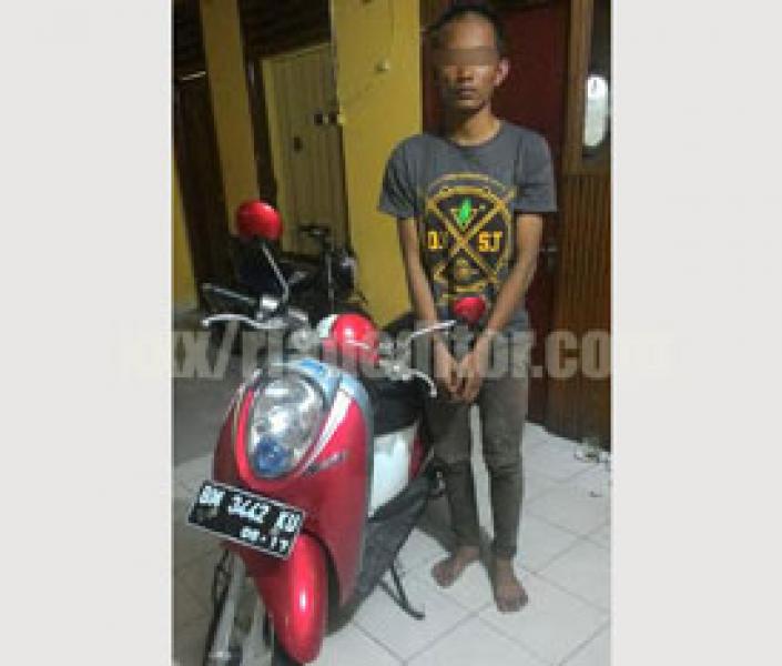 Maling Honda Scoopy Ditangkap Pemilik Motor