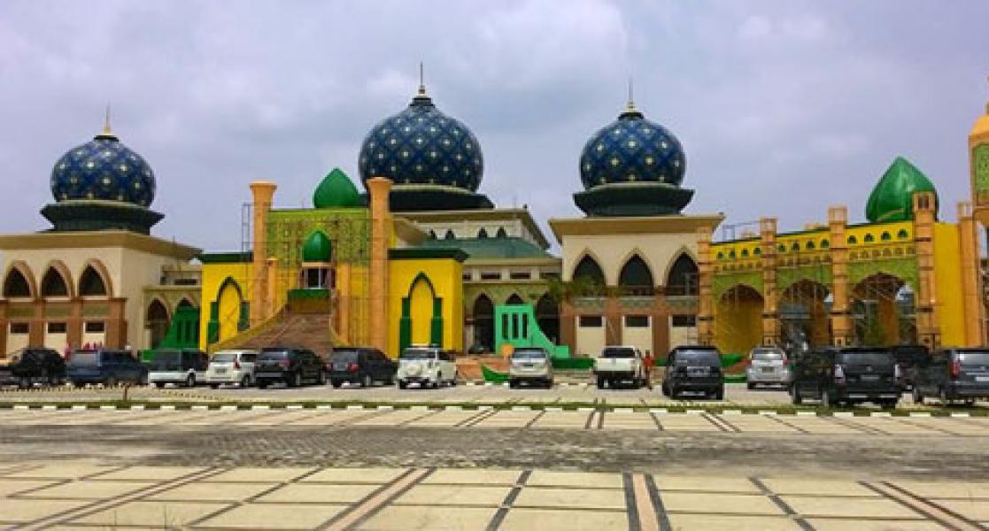 Pembangunan Astaka MTQ Tingkat Provinsi Riau Sudah 85 Persen