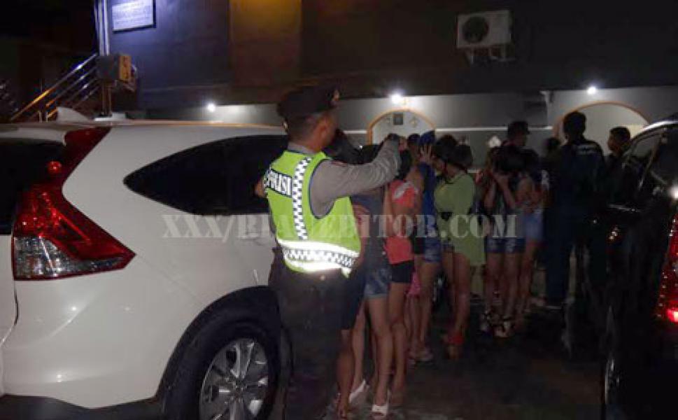 Ratusan Petugas Gabungan Polresta Pekanbaru Kembali Razia Tempat Hiburan Malam