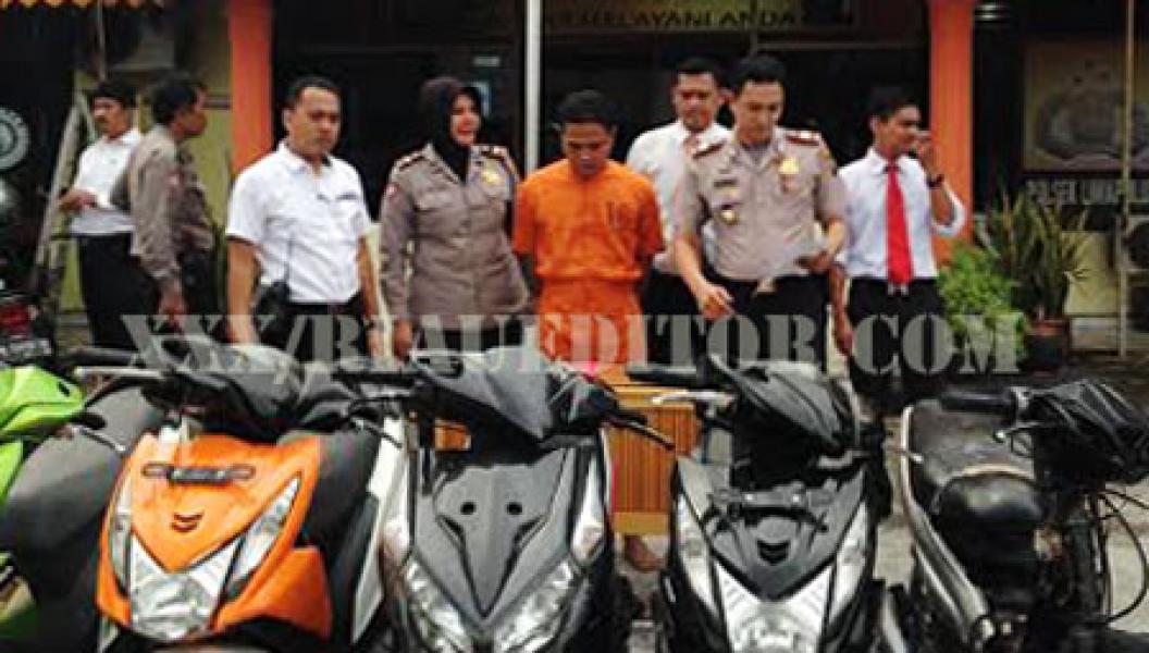 Residivis Jambret yang Juga Gembong Curanmor Dibekuk Polisi
