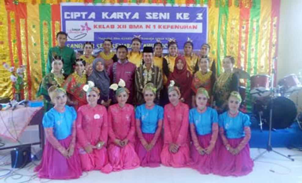 SMAN 1 Kepenuhan Gelar Cipta Karya Seni III