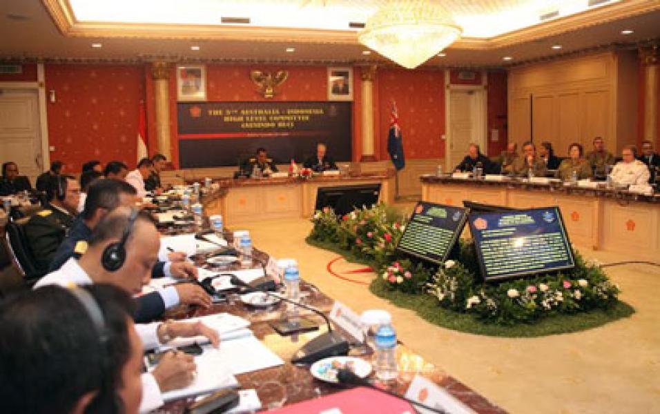 Sidang HLC ke-3 Ausindo di Mabes TNI