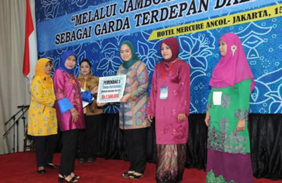 TP PKK Riau Raih Dua Peringkat Jambore VIII Kader PKK Nasional 2015