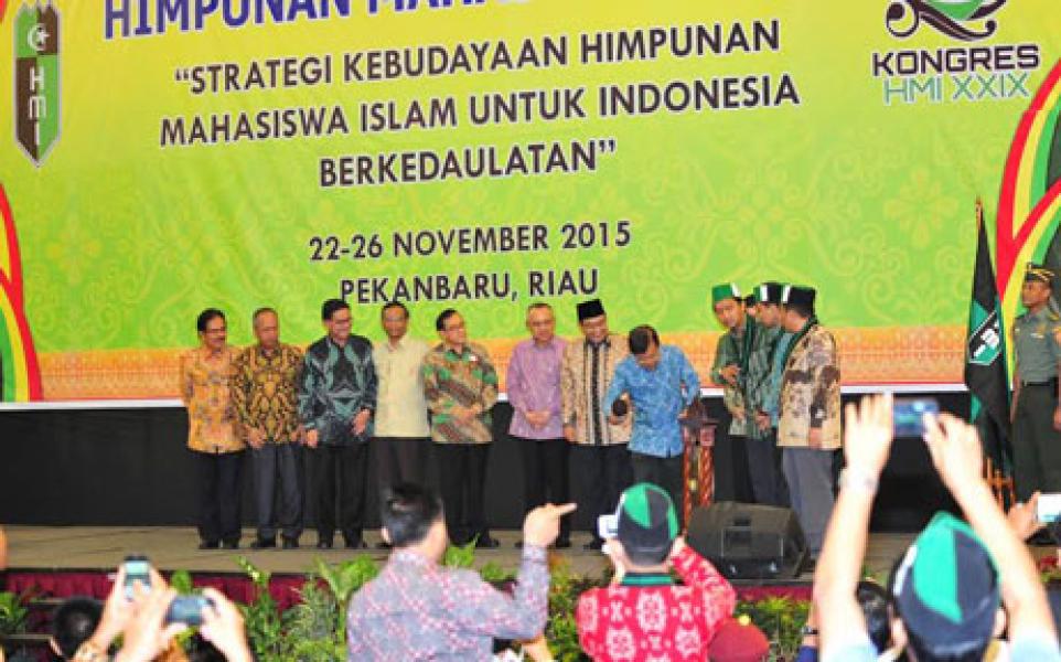 Wapres Buka Kongres HMI ke XXIX di Pekanbaru