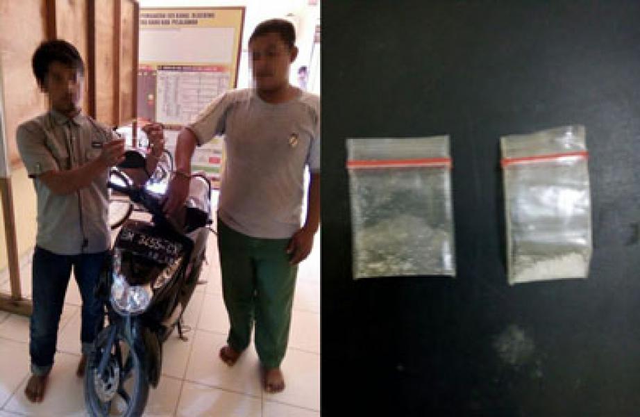 Asyik Nyabu di Lantai II Ruko, Dua Warga Pangkalan Kerinci Diringkus Polisi