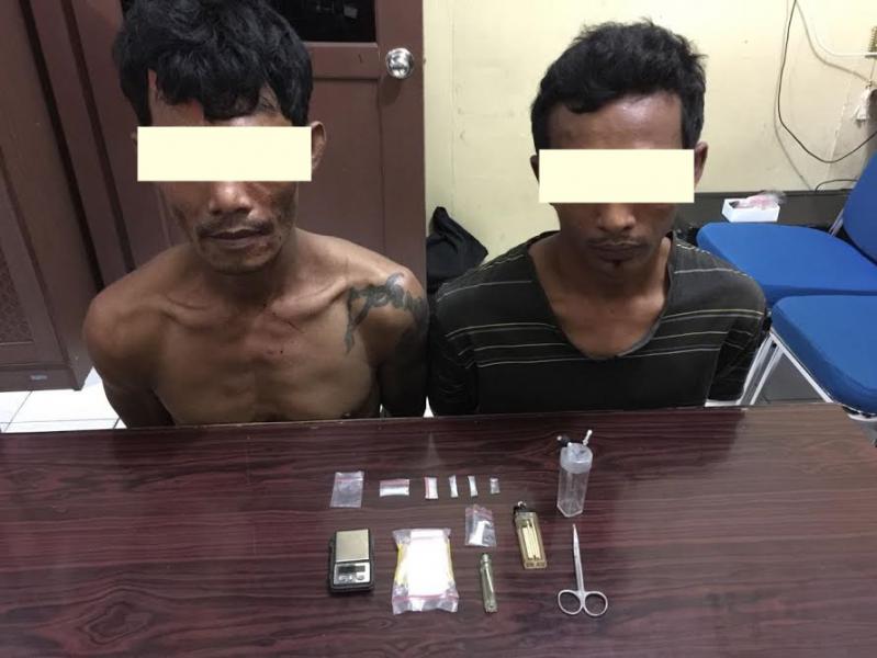 Asyik Nyabu, Bandar Selatpanjang dan Rekannya di Tangkap Polisi