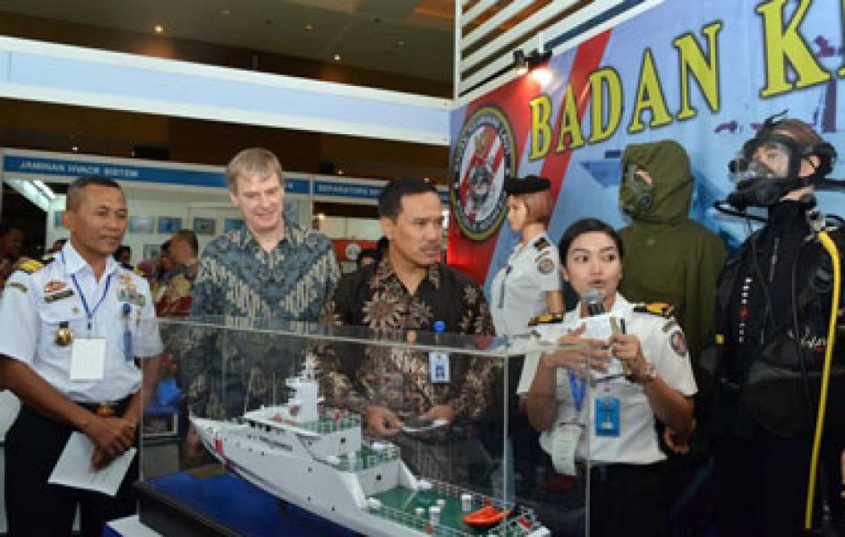 Bakamla RI Tampil Prima di Pameran Marintec Indonesia 2016