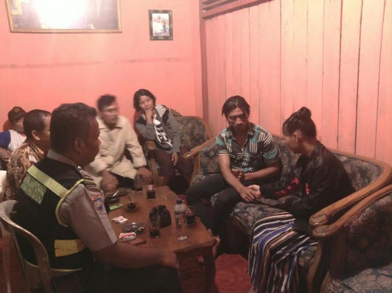 Bhabinkamtibmas Desa Merangin, Brigadir Wawan Asroy Lakukan Problem Solving