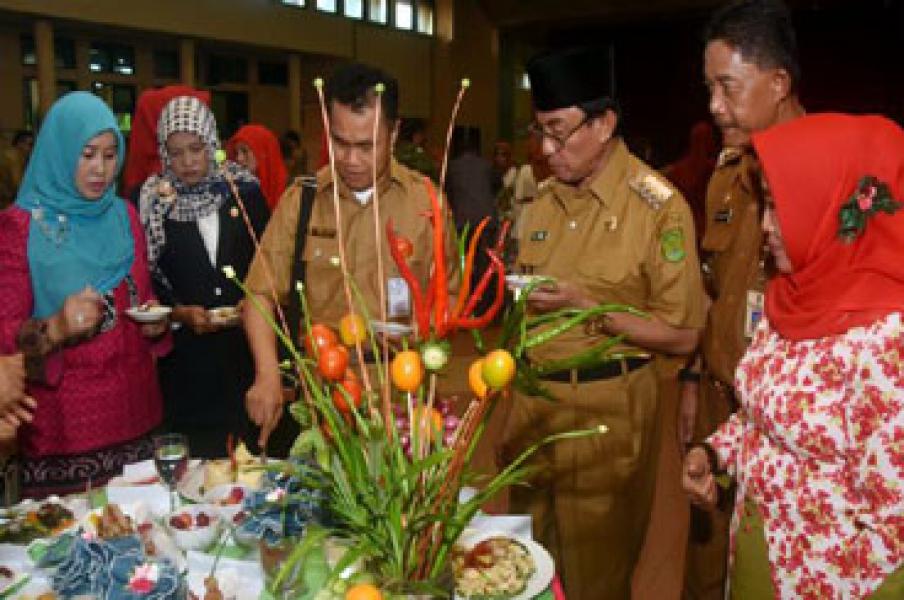 Bupati HM Wardan Hadiri Lomba Cipta Menu B2SA