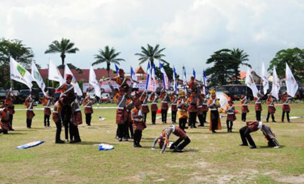 Disaksikan Wakapolri dan Gubri Polisi Cilik Dari Polres Bengkalis Tampil Memukau