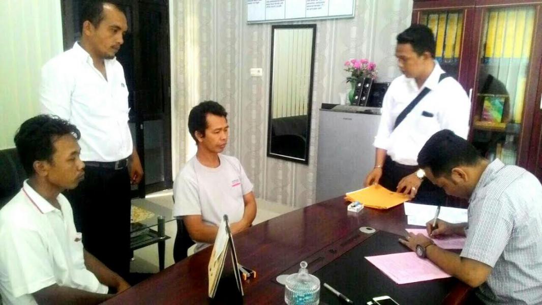 Dua Tersangka Kasus Karlahut Diserahkan Penyidik Polres Kampar ke Kejaksaan