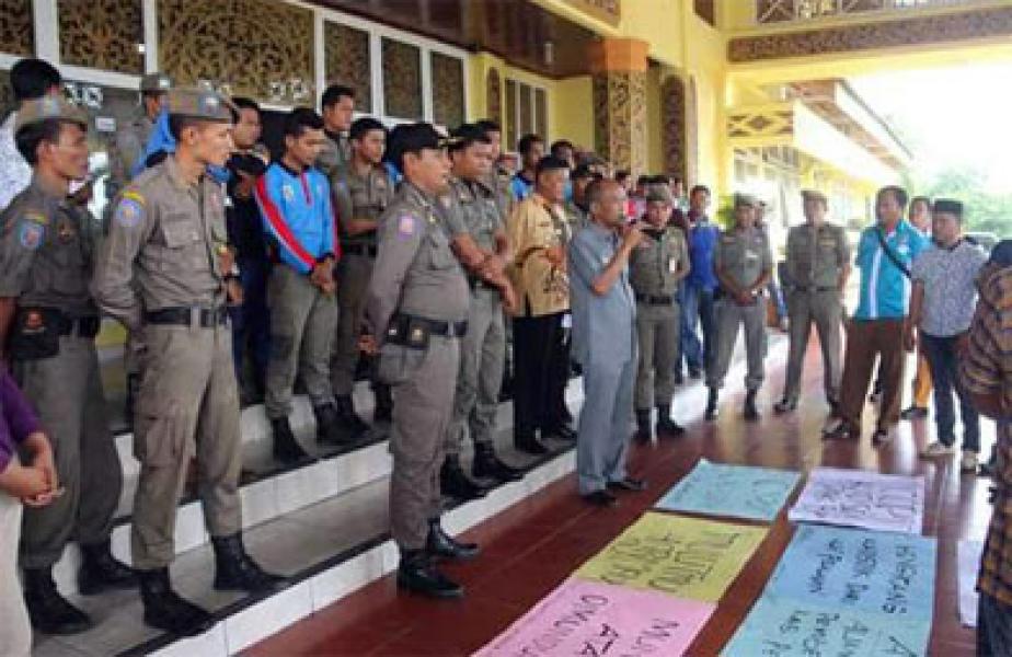 Gara-Gara Sebut 80 persen Pembangunan Sekolah di Pelalawan Dari Kampar, Kadisdik Didemo AMPKP