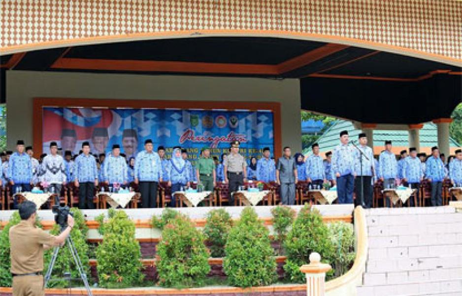 HUT Korpri ke 45, Sekda Inhil Sampaikan Amanat Presiden RI