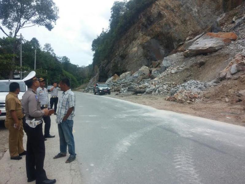 Jelang Ops Lilin, Sat Lantas dan Forum LLAJ Kampar Survey Jalan Bersama 