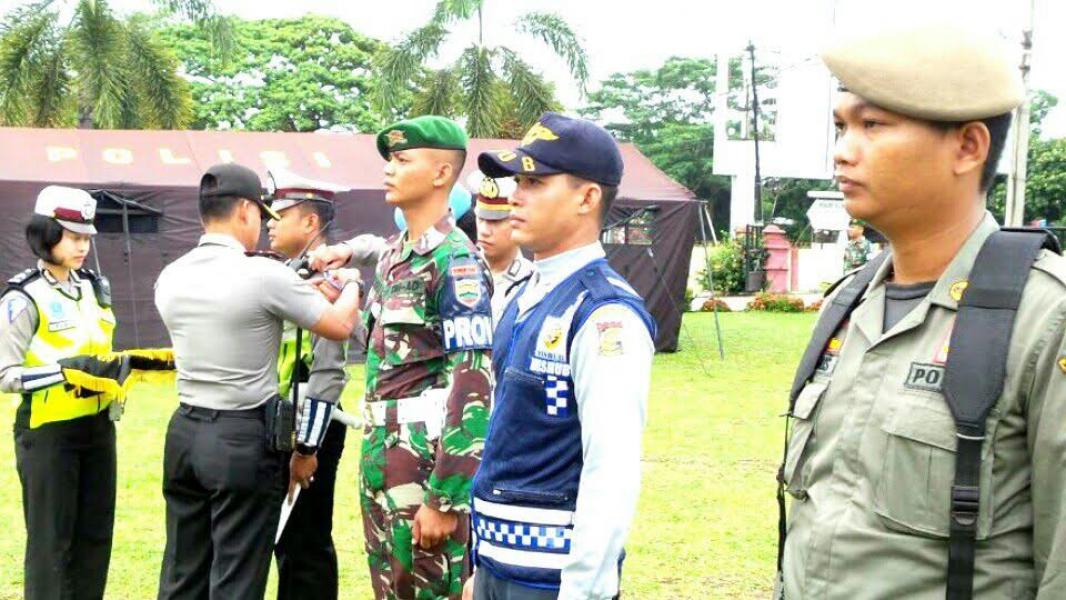 Kapolres Kampar Pimpin Apel Gelar Pasukan Ops Zebra Siak 2016