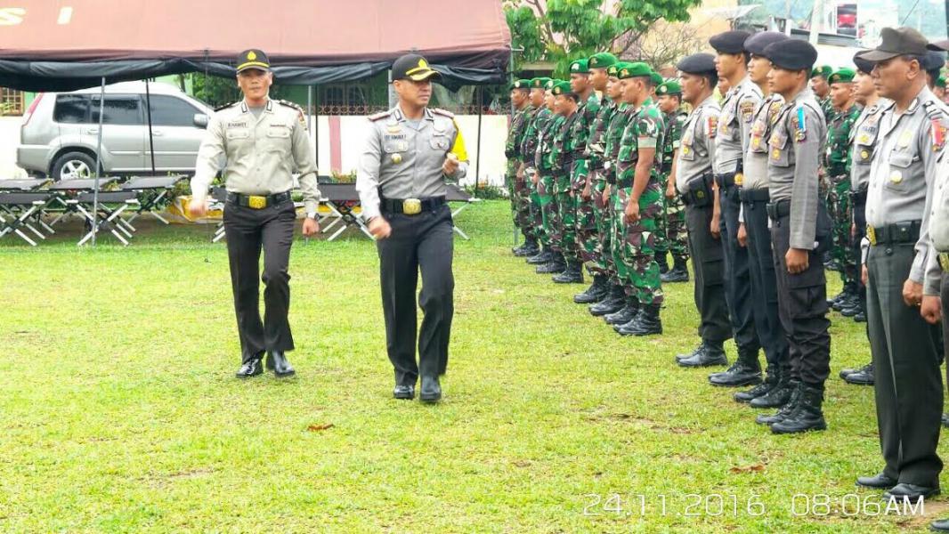 Kapolres Kampar Pimpin Apel Kesiapsiagaan Stabilitas Kamtibmas dan Keutuhan NKRI
