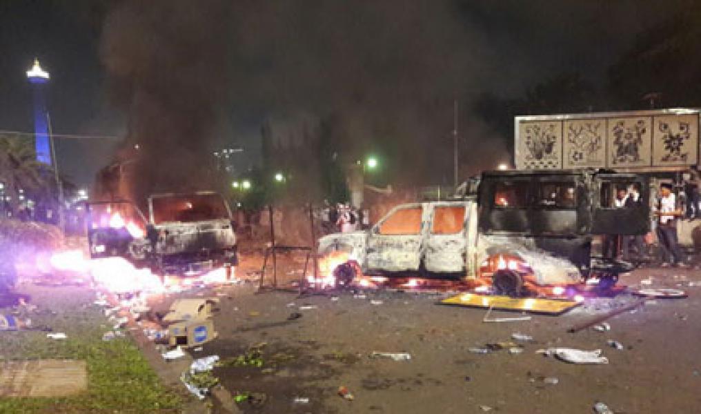 Mabes Polri: Orasi Provokatif Pemicu Bentrok di Depan Istana