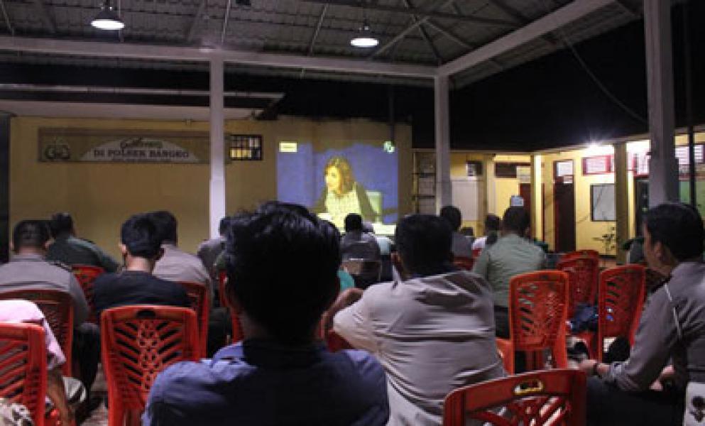 Nobar “Mata Najwa” Berlangsung Seru