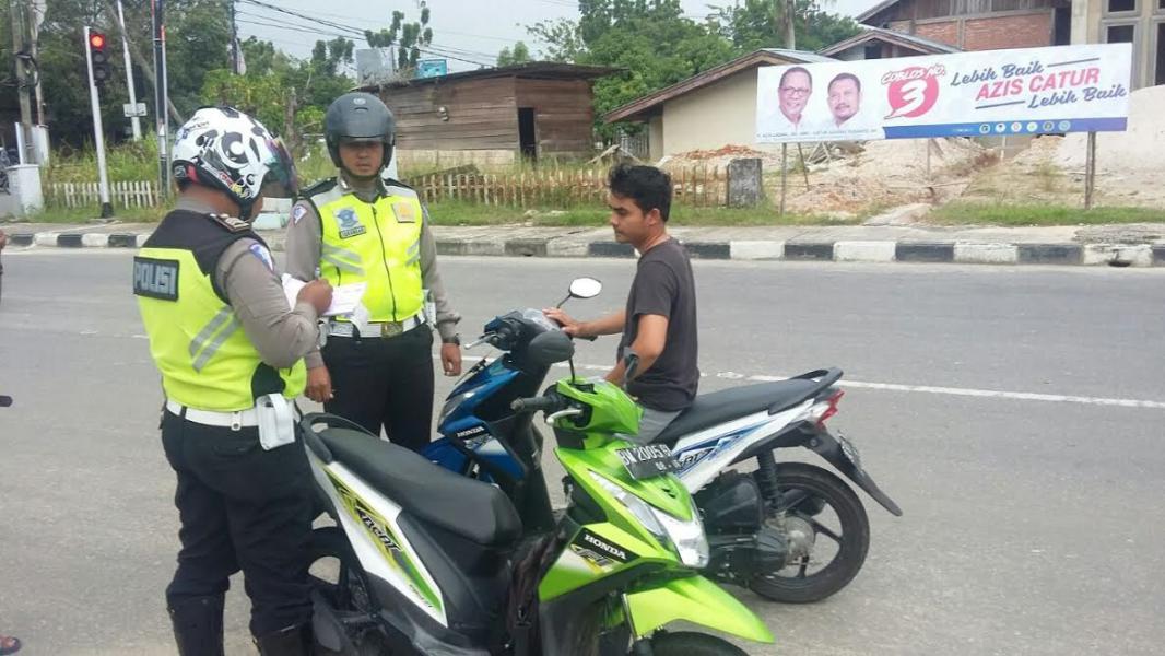 Ops Zebra Siak 2016 di Polres Kampar Berakhir, Warga Diminta Tetap Tertib Berlalu Lintas