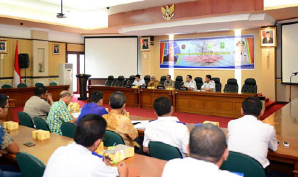 Pemprov Riau Kembali Bahas Progres Pembangunan Proyek Kereta Api