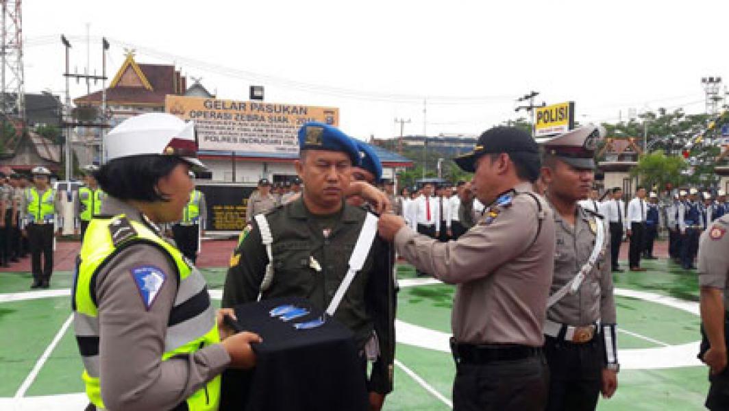 Polres Inhil Pimpin Apel Operasi Zebra Siak 2016