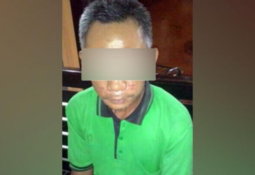 Polsek Tapung Kampar Tangkap Kakek 50 Tahun Karena Cabuli Bocah