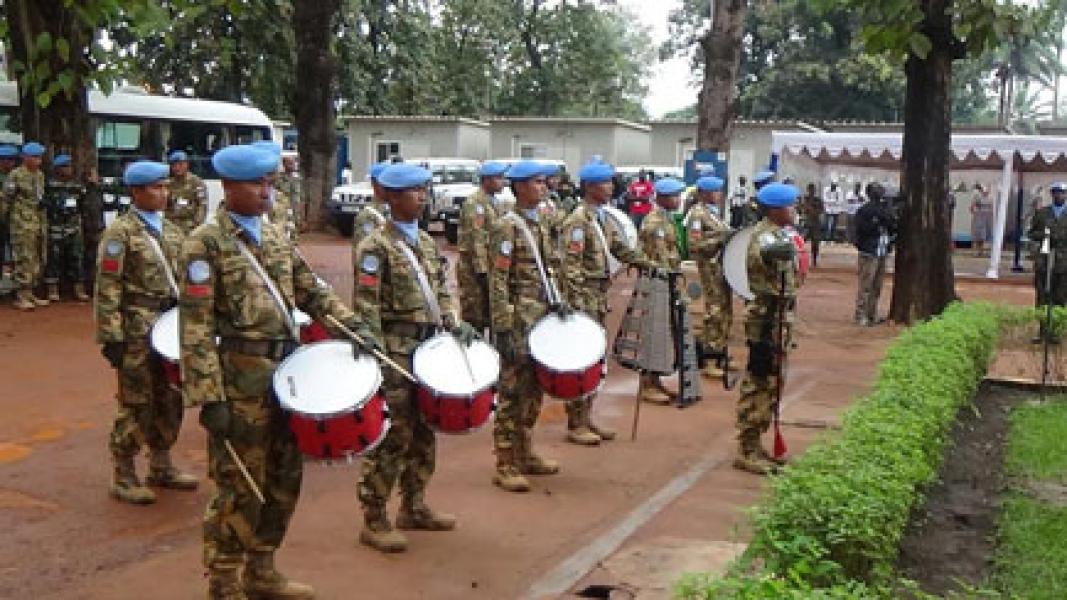 Prajurit TNI di Afrika Meriahkan UN Day