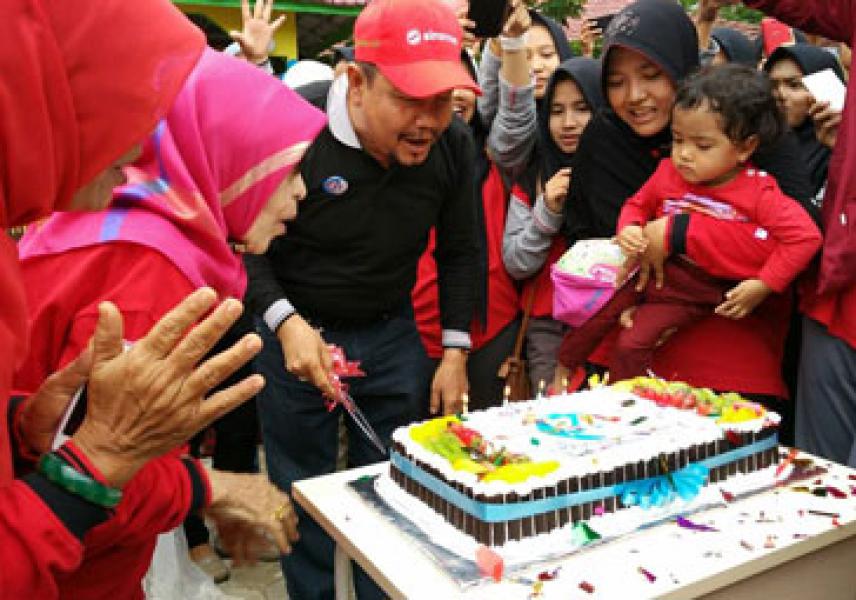 Semarak HUT Ke 54 SMKF Ikasari Bertaburan Doorprize