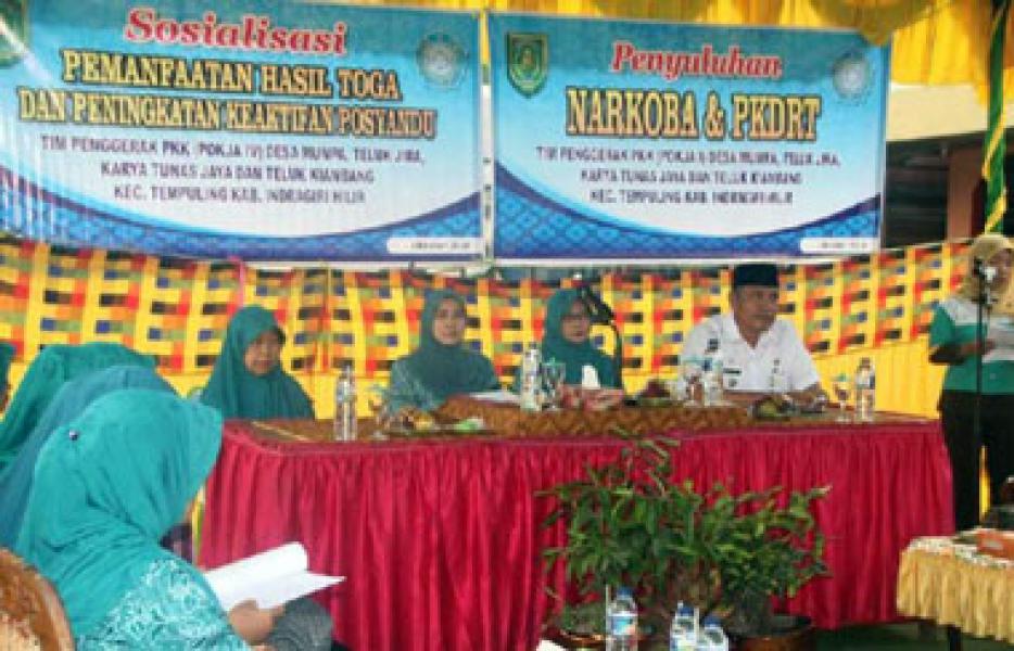 TP-PKK Inhil Lakukan Pembinaan Kader di Desa Mumpa