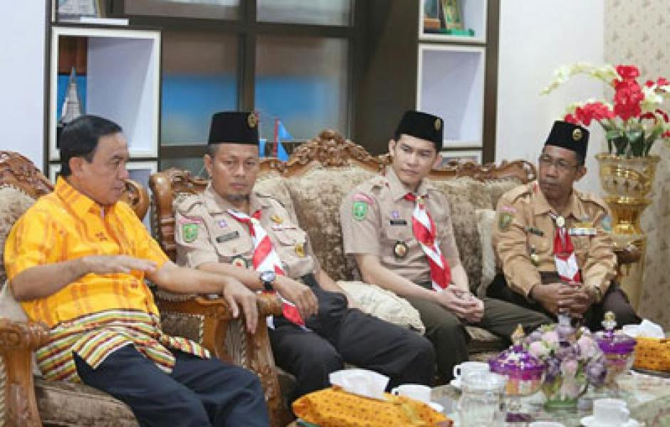 Terima Monitoring Kwarda Riau, Ini Harapan Bupati Wardan