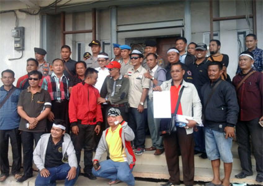 Aksi Demo Warga Nias di PT RCM Berakhir Dengan Kesepakatan