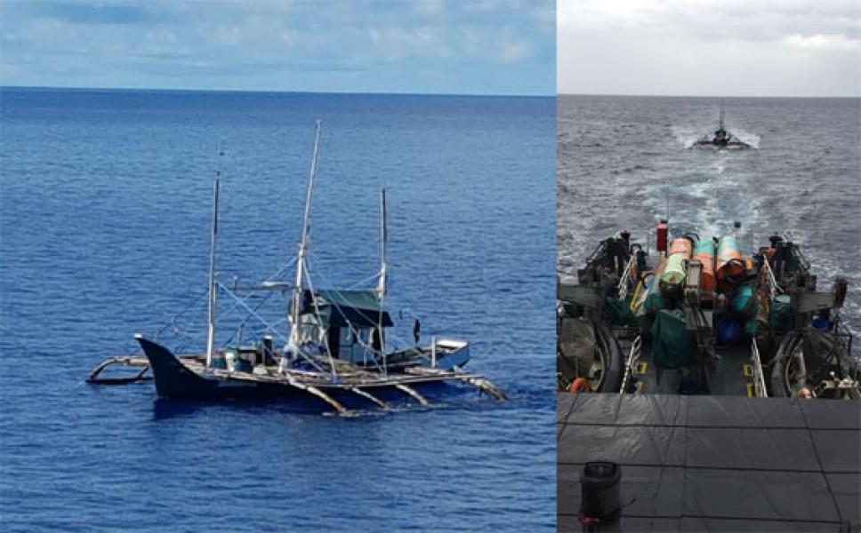 Bakamla RI Tangkap Satu Kapal Pencuri Ikan dan Angkat 12 Rumpon Philipina