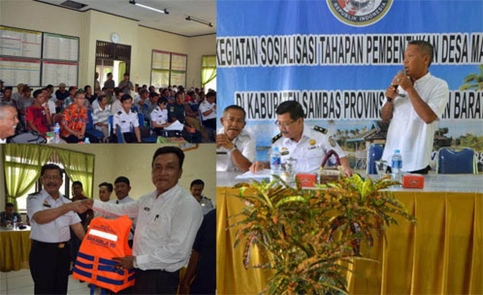 Bakamla RI dan Masyarakat Pesisir Sambas Bahas Desa Maritim