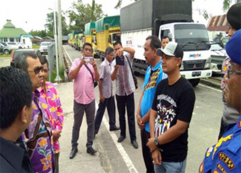 Bupati Siak Apresiasi Penangkapan 3 Truk Kosmetik Ilegal Asal Tanjung Pinang