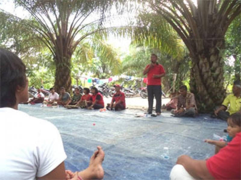 Dapot Sinaga Kunjungi Konstituennya di Jalan Damai