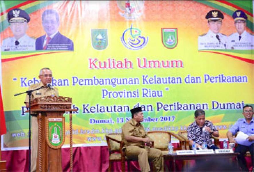 Gubri Beri Kuliah Umum Politeknik Kelautan dan Perikanan Dumai