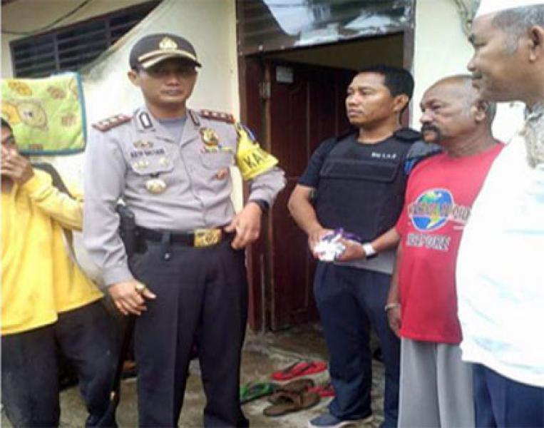 Kapolres Inhu Pimpin Penangkapan Mantan Polisi Bandar Narkoba