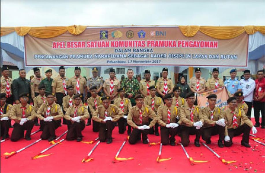 Kasrem 031/Wira Bima Hadiri Apel Besar Satuan Komunitas Pramuka Pengayom