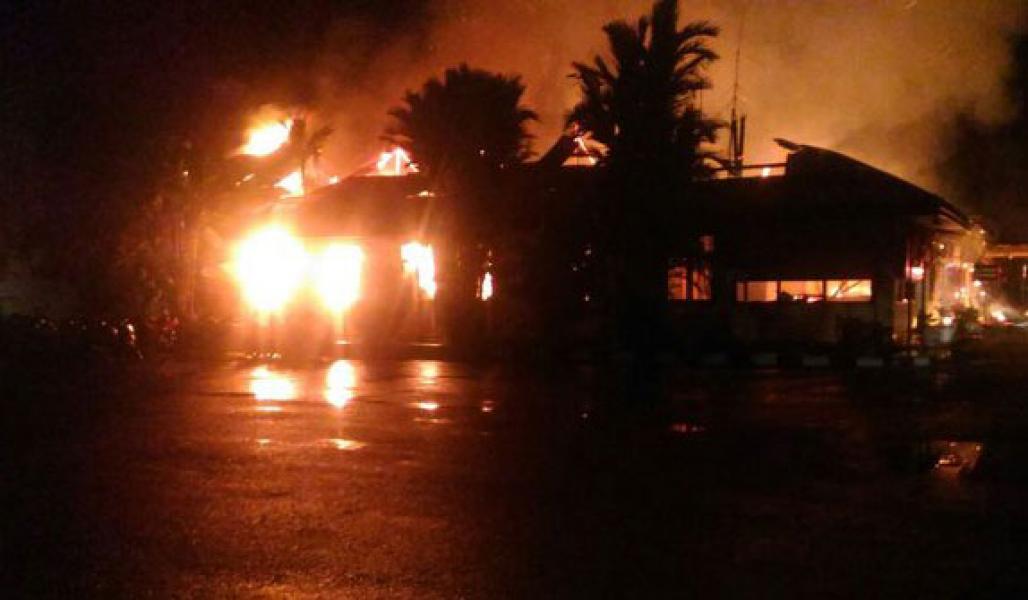 Kepergok Bakar Markas Polres, Dua Terduga Teroris Ditembak Mati di Sumbar