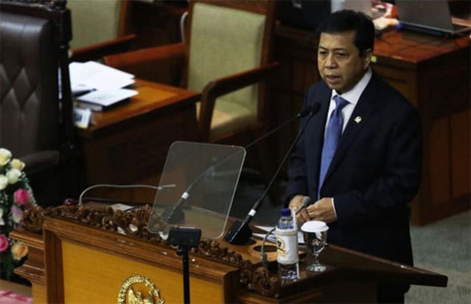 Kronologi Penjemputan KPK dan Perginya Novanto Bersama Seseorang